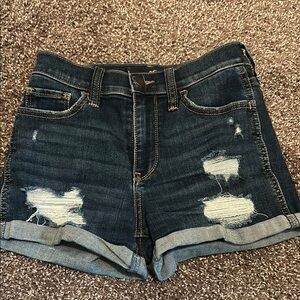 Hollister Women's Distressed Denim Jean Shorts